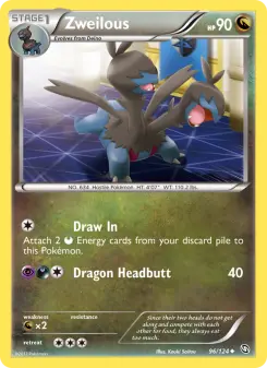 Pokémon-Karte Zweilous 096/124