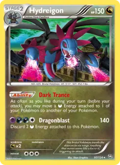 Pokémon-Karte Hydreigon 097/124