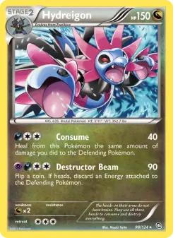Pokémon-Karte Hydreigon 098/124