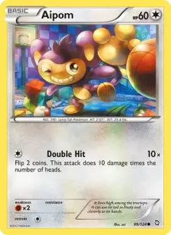 Pokémon-Karte Aipom 099/124