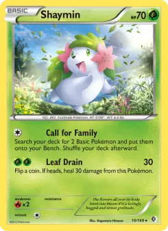Pokémon-Karte Shaymin 010/149