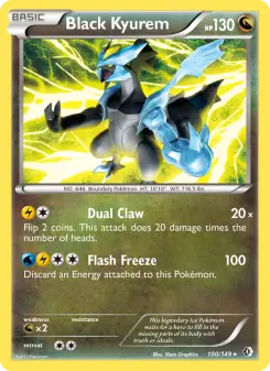 Pokémon-Karte Black Kyurem 100/149