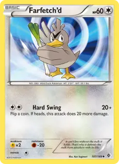 Pokémon-Karte Farfetch’d 107/149