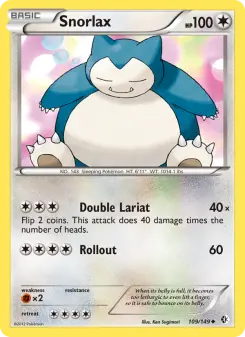 Pokémon-Karte Snorlax 109/149