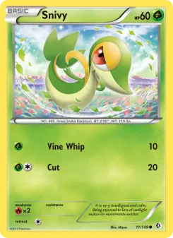Pokémon-Karte Snivy 011/149
