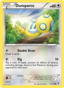 Pokémon-Karte Dunsparce 111/149