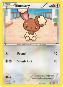 Pokémon-Karte Buneary 116/149