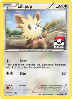 Pokémon-Karte Lillipup 120/149