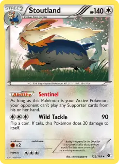 Pokémon-Karte Stoutland 122/149