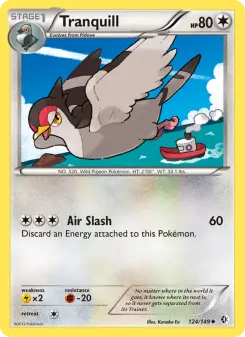 Pokémon-Karte Tranquill 124/149