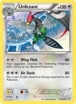 Pokémon-Karte Unfezant 125/149