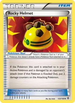 Pokémon-Karte Rocky Helmet 133/149