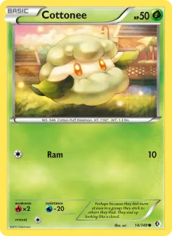 Pokémon-Karte Cottonee 014/149