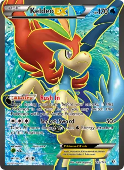 Pokémon-Karte Keldeo-EX 142/149