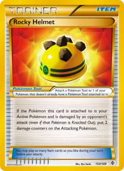 Pokémon-Karte Rocky Helmet 153/149