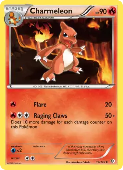 Pokémon-Karte Charmeleon 019/149