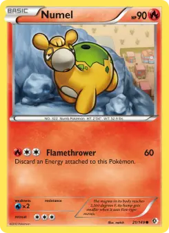 Pokémon-Karte Numel 021/149