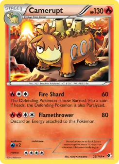 Pokémon-Karte Camerupt 022/149
