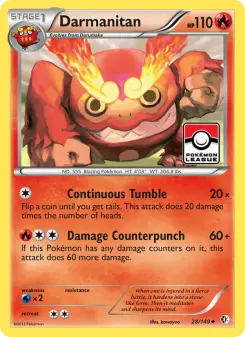 Pokémon-Karte Darmanitan 028/149