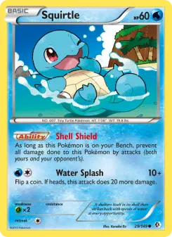 Pokémon-Karte Squirtle 029/149
