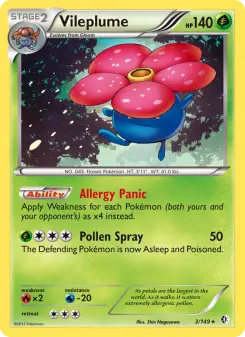 Pokémon-Karte Vileplume 003/149