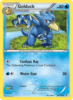 Pokémon-Karte Golduck 034/149