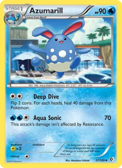 Pokémon-Karte Azumarill 037/149