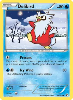 Pokémon-Karte Delibird 038/149
