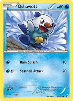 Pokémon-Karte Oshawott 039/149