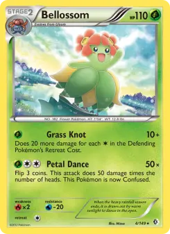 Pokémon-Karte Bellossom 004/149