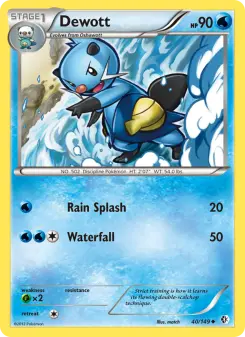 Pokémon-Karte Dewott 040/149