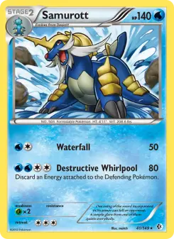 Pokémon-Karte Samurott 041/149