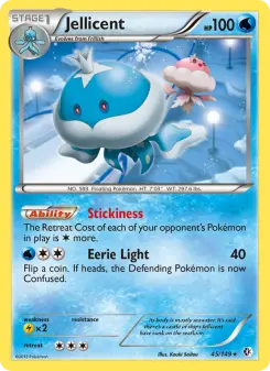Pokémon-Karte Jellicent 045/149
