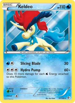 Pokémon-Karte Keldeo 047/149