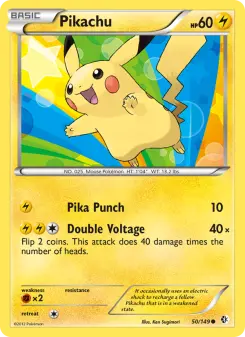 Pokémon-Karte Pikachu 050/149