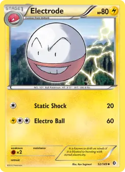 Pokémon-Karte Electrode 052/149