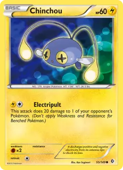Pokémon-Karte Chinchou 055/149