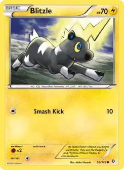 Pokémon-Karte Blitzle 056/149