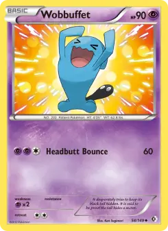 Pokémon-Karte Wobbuffet 058/149