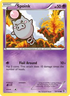 Pokémon-Karte Spoink 059/149