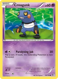 Pokémon-Karte Croagunk 064/149