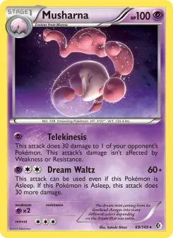 Pokémon-Karte Musharna 069/149
