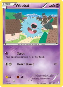 Pokémon-Karte Woobat 070/149