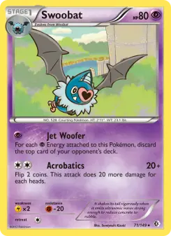 Pokémon-Karte Swoobat 071/149