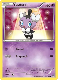 Pokémon-Karte Gothita 075/149