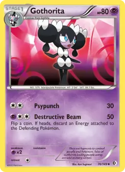 Pokémon-Karte Gothorita 076/149