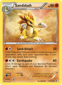 Pokémon-Karte Sandslash 079/149