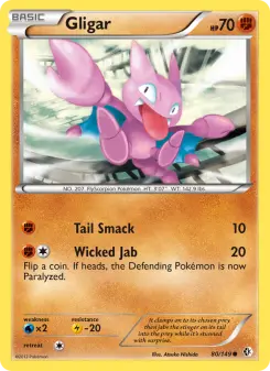 Pokémon-Karte Gligar 080/149