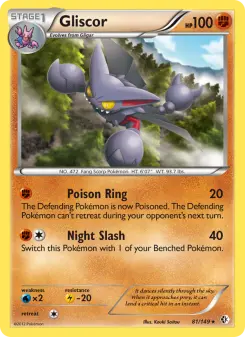 Pokémon-Karte Gliscor 081/149