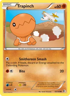 Pokémon-Karte Trapinch 083/149